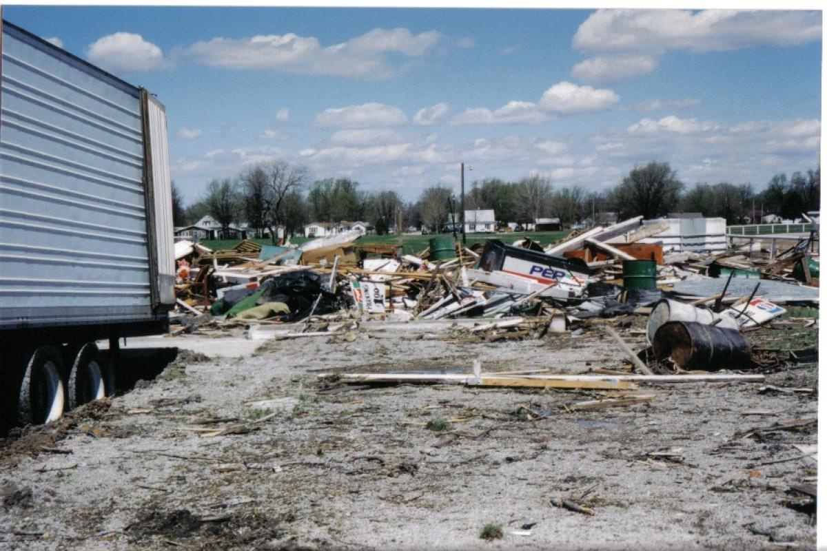 Tornado wreckage number 7